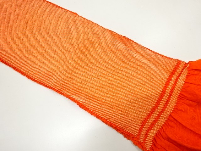 JAPANESE KIMONO / OBIAGE FOR FURISODE / SILK / SHIBORI